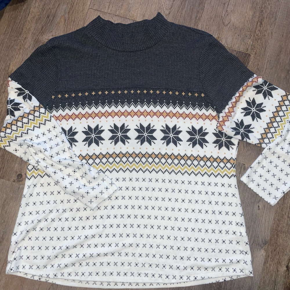 Maurices Charcoal Knit Sweater